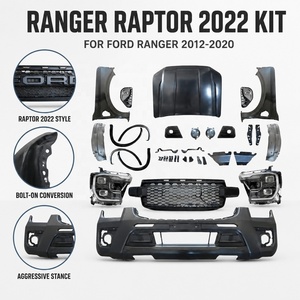 Kit carrosserie complet pour Ford Ranger T6 T7 T8 2012-2021 - Conversion facelift - Mise à niveau vers Ranger Raptor 2023 NEXT GEN - Product Image 1