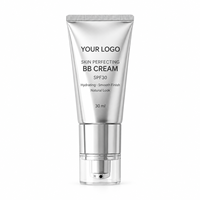 Krim BB Vegan Laris Manis, Krim Wajah Bernutrisi, Krim BB/CC Ringan, Meratakan Warna Kulit, Melembapkan, Primer Wajah Alami dengan SPF30