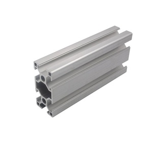 6063-t5 Cnc 4080 อลูมิเนียมอุตสาหกรรมแบบ T-slot สำหรับวัสดุโครงโต๊ะทำงาน, โปรไฟล์อลูมิเนียมแบบ T Slot 40x80 - Product Image 1