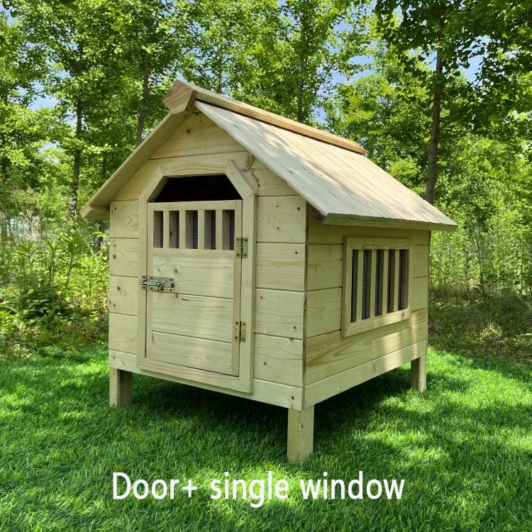 Wood-Door+single window