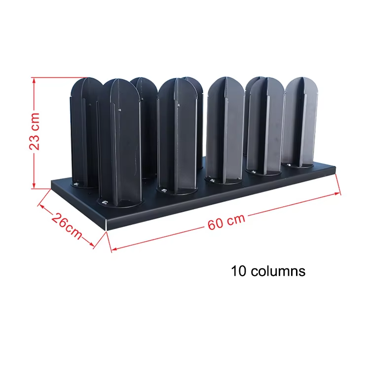 10 colonne in doppia fila
