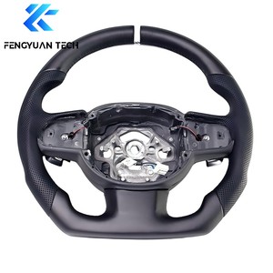 Volant de voiture personnalisé en cuir et fibre de carbone forgée pour Volvo XC90 XC60 S90 <span class=keywords><strong>V90</strong></span> V60 S60 Polestar 1 SPA 2016 - Product Image 5