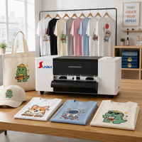 Nouvelle imprimante DTF/DTG AI XP600 de 30 cm pour l'impression de t-shirts avec contrôle par téléphone, entièrement automatique, rouleau à rouleau