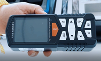 Medidor de rugosidad de superficies portátil con pantalla digital grande, instrumento de prueba de acabado de superficies de alta precisión