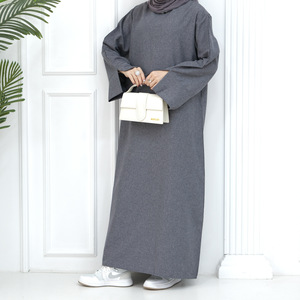Classic <strong>Model</strong> of Middle Eastern Muslim Traditional Clothing Casual Women's Loose Long <strong>Abaya</strong> - Product Image 3