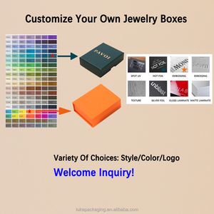 Boîte cadeau de luxe carrée rigide en papier avec logo personnalisé doré pour <span class=keywords><strong>bijoux</strong></span>, emballage haut de gamme pour colliers et bracelets - Product Image 5