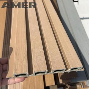 Paneles de Pared y Techo de Madera Plástica Compuesta (WPC) para Exteriores, Revestimiento de Pared Exterior Acanalado, Venta al Por Mayor - Product Image 1