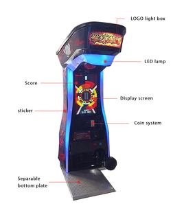 Équipement de parc d'attractions à pièces poinçonnage coup de pied jeu d'arcade Machine de <span class=keywords><strong>boxe</strong></span> à vendre - Product Image 3