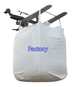 Grand sac FIBC d'occasion en vrac Conteneur en matériau PP respirant à fond plat à bas <span class=keywords><strong>prix</strong></span> pour poudre minérale Dolomite Gravel - Product Image 2