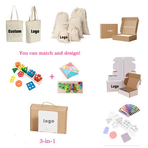 Wooden Toys for 1-3 Years Old Boys Girls Toddlers Color Recognition & Stacker Shape Sorter Wooden Toy Learning <b>Puzzle</b> - Product Image 6