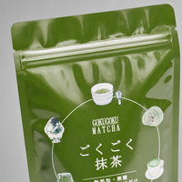 Sachet Doypack Personnalisé Mat de Qualité Alimentaire pour l'Emballage de Poudre de Matcha