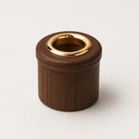 Couvercle de diffuseur d'aromathérapie en bois massif personnalisé, bouchon en bois pour bouteille d'huile parfumée personnalisée, accessoires écologiques pour la fragrance d'intérieur