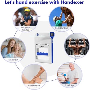 Handexer Dinamómetro Digital <span class=keywords><strong>de</strong></span> Mano 265lb/120kg con Pantalla LCD Retroiluminada, Registrado por la FDA, para <span class=keywords><strong>Ejercicios</strong></span> <span class=keywords><strong>de</strong></span> Dedos y Fuerza <span class=keywords><strong>de</strong></span> Agarre - Product Image 6