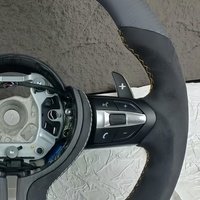 Volant en fibre de carbone mate et Alcantara pour BMW F80 F82 F10 F12 F15 F20 F22 F30 F31 F32 F33 F36 E90 E70 E92 M3 M5 M Sport