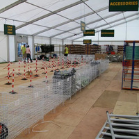 Tente de stockage extérieure de grande taille 20x40m, hangar, chapiteau avec haute résistance au vent et aux tempêtes de neige, grande tente industrielle à vendre