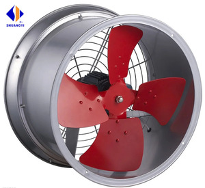 Ventilateur axial <span class=keywords><strong>d</strong></span>'extraction à haute résistance thermique avec cadre robuste de 12 pouces et 20 pouces pour les sous-sols des centres commerciaux - Product Image 3