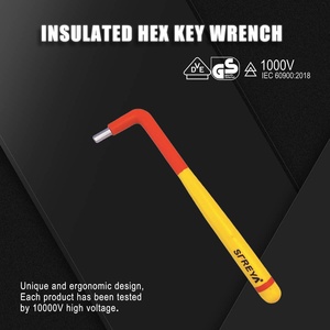 Sfreya S626 cách điện Hex Key Wrench l-xử lý phần cứng Hex cờ lê thoải mái an toàn cách điện Hướng dẫn sử dụng công cụ Hex L phím cờ lê - Product Image 2