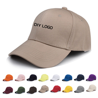 Gorras de Béisbol Personalizadas de Súper Calidad con Logotipo Bordado e Impreso, 100% Algodón, 6 Paneles, Gorras de Trabajo con Visera