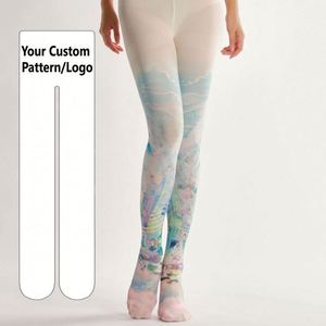 Collant d'hiver <span class=keywords><strong>2022</strong></span> imprimé motif <span class=keywords><strong>anime</strong></span>, effet diamant, en soie, avec logo personnalisé, motif horreur et paillettes - Product Image 1