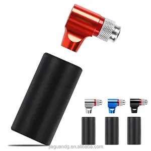 16G Aluminum Alloy Mini Bicycle Pump Portable CO2 Bike Air Inflator Emergency CO2 Inhaler for Tire Pumping Bicycles