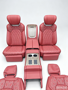 Asientos VIP Aero Power Captain de 4 Plazas para Toyota Land Cruiser LC300 LC200 <span class=keywords><strong>SkyFly</strong></span> 1.0, de Cuero PU, Ventilados, Calefactados y con Masaje Reclinable - Product Image 1