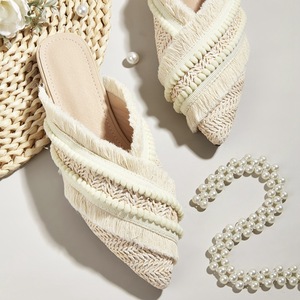 Sandalias de mujer de talla grande para verano, estilo nuevo, de moda, para exterior, tipo pantuflas, transfronterizas - Product Image 1