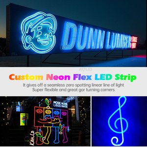 6MM DC 12V IP65 Waterproof Silicone Flex <b>Neon</b> Rope <b>Light</b> Strip Flexible <b>Neon</b> LED Strip for DIY <b>Sign</b> Decor - Product Image 6