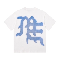Nouveau modèle tendance T-shirt oversize respirant multicolore aqua de la marque Mixed EMOTION pour usage quotidien