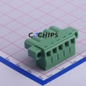 KF2EDGKM-5.0-5P Plug-in Terminal Block P=5mm Connector Plug Screw Fixing 1x5P 5mm - Product Image 2