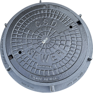 Couverture de regard en fonte ductile, haute résistance à la traction, produit routier conçu pour durer des décennies - Product Image 6