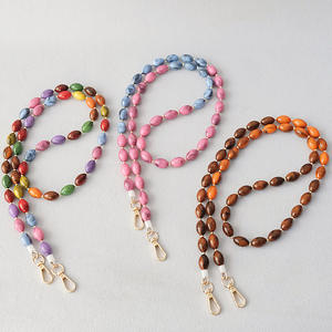 Stilvolle Acryl Perlen Tasche Riemen Lanyard-Mode Trendy Classic Design Langlebige bunte Handtasche Zubehör für Frauen & Männer - Product Image 1