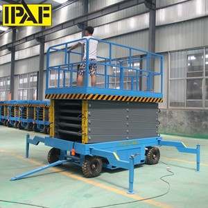 Nouvelle plate-forme de travail surélevée 300 KG en aluminium mobile avec plate-forme de travail aérienne à double mât 6 M avec moteur fiable - Product Image 1
