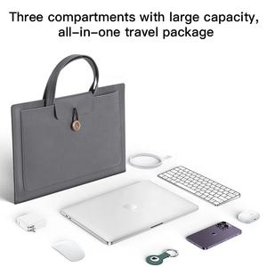 IFacemall Vente <span class=keywords><strong>en</strong></span> <span class=keywords><strong>gros</strong></span> Sac personnalisé tendance de <span class=keywords><strong>bureau</strong></span> <span class=keywords><strong>en</strong></span> cuir PU <span class=keywords><strong>pour</strong></span> ordinateur portable Housse <span class=keywords><strong>pour</strong></span> <span class=keywords><strong>iPad</strong></span> tablette Macbook ordinateur portable - Product Image 3