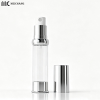 Flacon pulvérisateur sans air de qualité médicale 15ml 18ml 20ml 30ml, flacon pompe anti-fuite à brume fine pour soins de la peau et soins post-traitement
