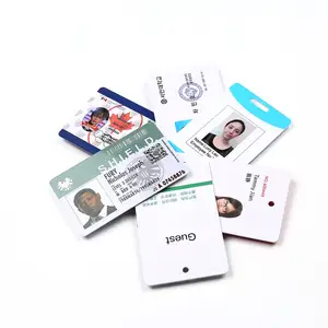 Карточка для удостоверения личности сотрудника, фабричная печать, индивидуальная пластиковая карточка для учеников и голографическая карточка для удостоверения личности из ПВХ с фотографией