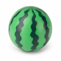 Balle anti-stress à presser en forme de pastèque, rouge, en gel souple, taille paume, pour la main, apaisante, pour la maison