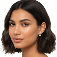 Bijoux fins 925 argent GRA certifié D couleur Moissanite U forme boucles d'oreilles pour dames femmes cadeau fête Pass testeur de diamant