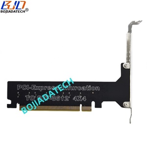การ์ดแปลง PCI-E 4.0 16X เป็น 4 * Oculink SFF-8611 SFF-8612 รองรับการเชื่อมต่อแบบ PCIe X4x4x4x4 Bifurcation มีสินค้าในสต็อก - Product Image 4