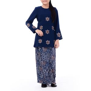 Mode dentelle moderne mère et fille correspondant tenues Abaya robe avec des vêtements de boutique pour enfants en gros - Product Image 3