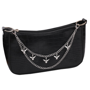 Women's Bag <b>Chain</b> With Star Charms Zinc Alloy Crossbody Bag Accessory Fashionable Street Style Decoration For Women - Product Image 5