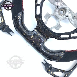 Volante de Coche Personalizado con Levas de Cambio, de Fibra de Carbono Forjada, para GTR R35 2009-2016 - Product Image 3