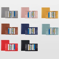 Dompet Kartu Minimalis Bisnis Terlaris Berkualitas Tinggi Bahan Kulit PU Tempat Kartu Kredit