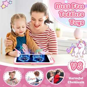 Tablette d'écriture électronique pour enfants 8,5 pouces, tableau de dessin, dinosaure, licorne, tablette d'écriture LCD - Product Image 4
