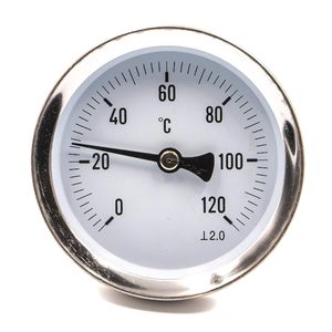 Termômetro Axial Pointer Termômetro 1 / 2 63 mm 0-120 com manga de imersão (63 Mm) - Product Image 4