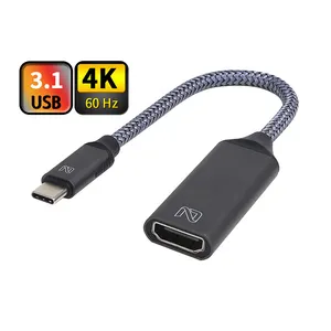 Adaptador Tipo C A Hdmi 4k Convertidor Hub Usb 3.0 3 En 1