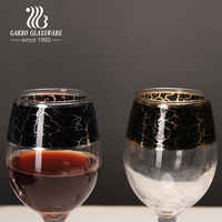 Ensemble de 5 pièces ensemble de carafes soufflées à la main ensemble de verres à vin de carafe de style africain avec verrerie de décalcomanie en marbre de luxe unique personnalisée