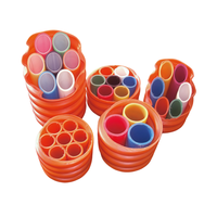 Conducto Óptico Corrugado de HDPE COD, 4 Subconductos, Conducto Flexible para Telecomunicaciones Subterráneas, Alta Resistencia, Alta Presión, Fibra Ecológica