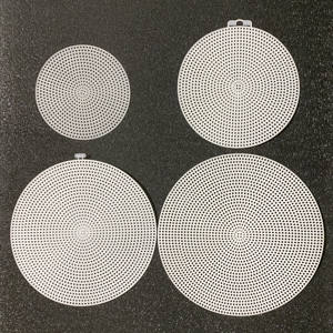 क्रॉकेट डिय बैग और बुनाई परियोजनाओं को बुनाई के लिए बहु-उपयोग सर्कल प्लास्टिक कैनवास शीट - Product Image 2