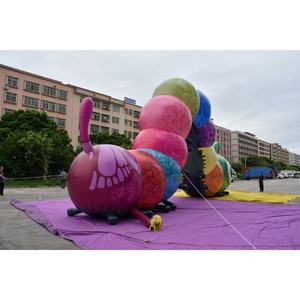 Sculpture géante gonflable personnalisée KeepFuns en forme de <span class=keywords><strong>chenille</strong></span> |   Installation artistique colorée pour les défilés, les festivals et les événements pour enfants - Product Image 3