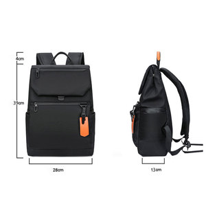 Custom Waterproof Business <b>Men</b> Backpack Custom <b>Laptop</b> School <b>Bag</b> Big Capacity Black Backpack - Product Image 5